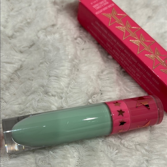 Jeffree Star Velour Liquid Lipstick Limited release Mint Green high society new - Picture 4 of 5